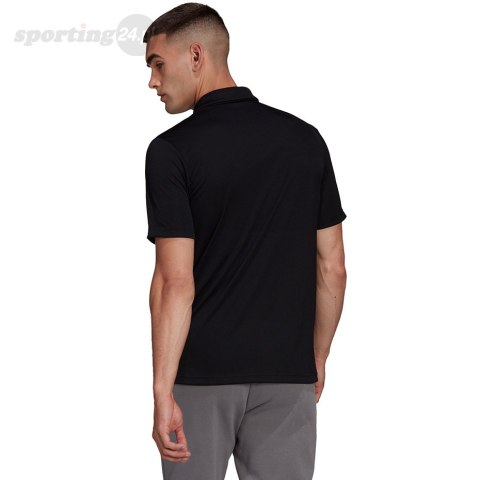 Koszulka męska adidas Entrada 22 Polo czarna HB5328 Adidas teamwear Koszulka męska adidas Entrada 22 Polo czarna HB5328 Adidas teamwear