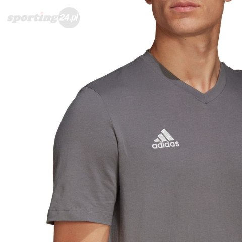 Koszulka męska adidas Entrada 22 Tee szara HC0449 Adidas teamwear Koszulka męska adidas Entrada 22 Tee szara HC0449 Adidas teamwear