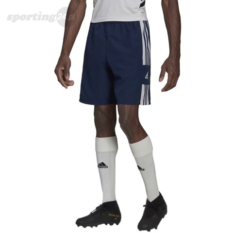 Spodenki męskie adidas Squadra 21 Downtime granatowe HC6281 Adidas teamwear Spodenki męskie adidas Squadra 21 Downtime granatowe HC6281 Adidas teamwear