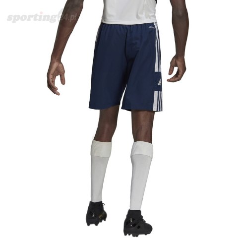 Spodenki męskie adidas Squadra 21 Downtime granatowe HC6281 Adidas teamwear Spodenki męskie adidas Squadra 21 Downtime granatowe HC6281 Adidas teamwear