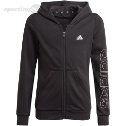 Bluza dla dzieci adidas Essentials Full-Zip Hoodie HD czarna GN4050 Adidas