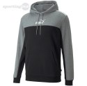 Bluza męska Puma ESS+ Block Hoodie TR szaro-czarna 847428 01 Puma Bluza męska Puma ESS+ Block Hoodie TR szaro-czarna 847428 01 Puma