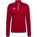 Bluza męska adidas Entrada 22 Training Top czerwona H57556 Adidas teamwear Bluza męska adidas Entrada 22 Training Top czerwona H57556 Adidas teamwear