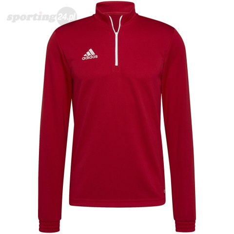 Bluza męska adidas Entrada 22 Training Top czerwona H57556 Adidas teamwear Bluza męska adidas Entrada 22 Training Top czerwona H57556 Adidas teamwear