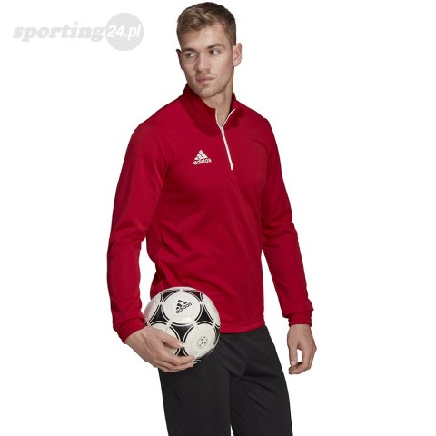 Bluza męska adidas Entrada 22 Training Top czerwona H57556 Adidas teamwear Bluza męska adidas Entrada 22 Training Top czerwona H57556 Adidas teamwear