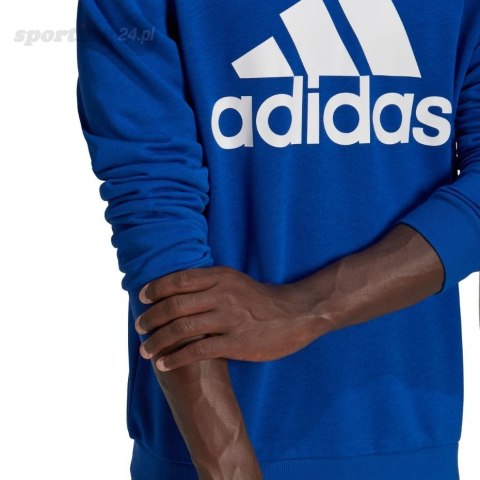 Bluza męska adidas Essentials Big Logo niebieska HE1840 Adidas Bluza męska adidas Essentials Big Logo niebieska HE1840 Adidas