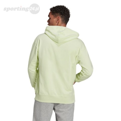 Bluza męska adidas Essentials FeelVivid Cotton Hoodie zielona HE4359 Adidas Bluza męska adidas Essentials FeelVivid Cotton Hoodie zielona HE4359 Adidas