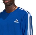 Bluza męska adidas Essentials French Terry 3-Stripes niebieska HE1832 Adidas