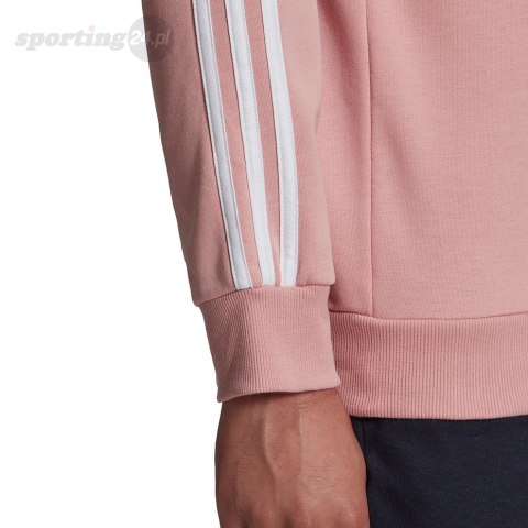 Bluza męska adidas M 3S FT SWT różowa HE4417 Adidas Bluza męska adidas M 3S FT SWT różowa HE4417 Adidas