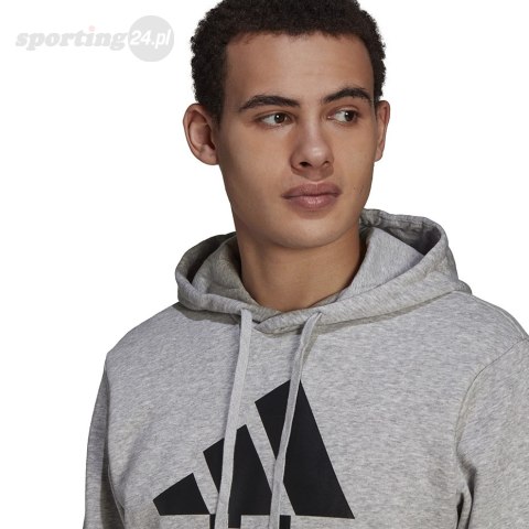 Bluza męska adidas M BL FL HD szara GK9577 Adidas Bluza męska adidas M BL FL HD szara GK9577 Adidas