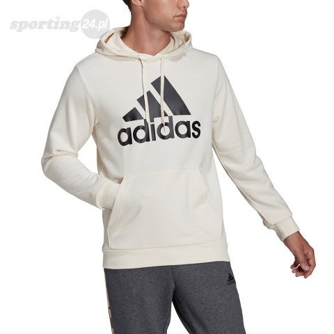 Bluza męska adidas M BL FT HD kremowa HE1846 Adidas Bluza męska adidas M BL FT HD kremowa HE1846 Adidas