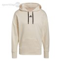 Bluza męska adidas Studio Lounge Fleece Hoodie beżowa HB0483 Adidas