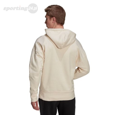 Bluza męska adidas Studio Lounge Fleece Hoodie beżowa HB0483 Adidas Bluza męska adidas Studio Lounge Fleece Hoodie beżowa HB0483 Adidas