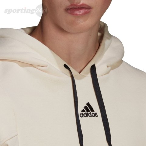 Bluza męska adidas Studio Lounge Fleece Hoodie beżowa HB0483 Adidas Bluza męska adidas Studio Lounge Fleece Hoodie beżowa HB0483 Adidas