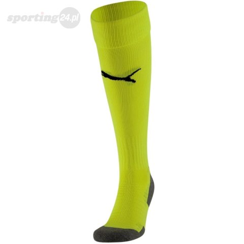Getry piłkarskie Puma Team LIGA Socks Core limonkowe 703441 33 Puma Getry piłkarskie Puma Team LIGA Socks Core limonkowe 703441 33 Puma