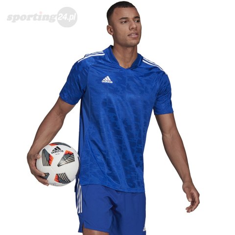 Koszulka męska adidas Condivo 21 Primeblue Jersey niebieska GF3357 Adidas teamwear Koszulka męska adidas Condivo 21 Primeblue Jersey niebieska GF3357 Adidas teamwear