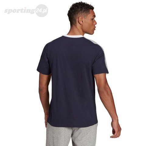 Koszulka męska adidas M CB T biało-granatowa HE4329 Adidas Koszulka męska adidas M CB T biało-granatowa HE4329 Adidas