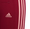 Legginsy dla dzieci adidas Essentials 3-Stripes Leggings czerwone HE1997 Adidas