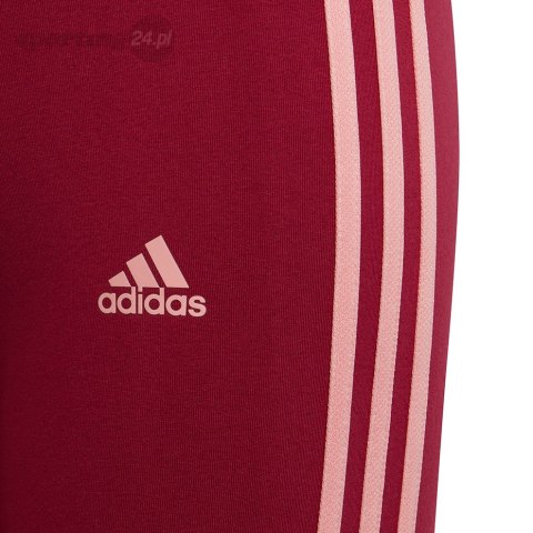 Legginsy dla dzieci adidas Essentials 3-Stripes Leggings czerwone HE1997 Adidas Legginsy dla dzieci adidas Essentials 3-Stripes Leggings czerwone HE1997 Adidas