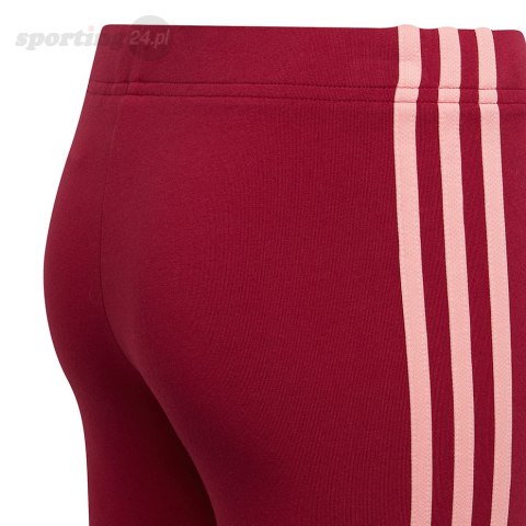 Legginsy dla dzieci adidas Essentials 3-Stripes Leggings czerwone HE1997 Adidas Legginsy dla dzieci adidas Essentials 3-Stripes Leggings czerwone HE1997 Adidas