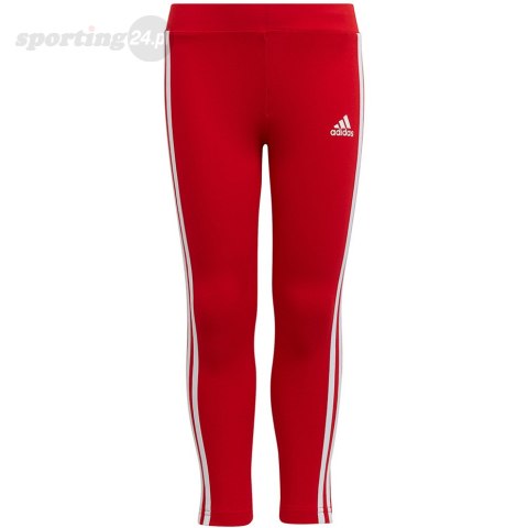 Legginsy dla dzieci adidas Essentials 3-Stripes czerwone HF1898 Adidas Legginsy dla dzieci adidas Essentials 3-Stripes czerwone HF1898 Adidas