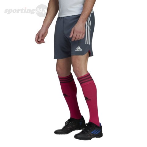 Spodenki męskie adidas Condivo 22 Match Day grafitowo-różowe HE2948 Adidas teamwear Spodenki męskie adidas Condivo 22 Match Day grafitowo-różowe HE2948 Adidas teamwear