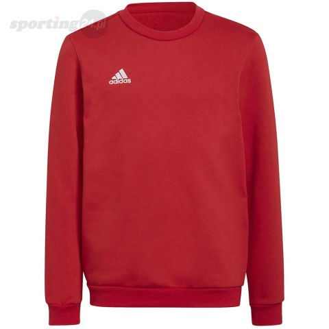 Bluza dla dzieci adidas Entrada 22 Sweat Top czerwona H57473 Adidas teamwear Bluza dla dzieci adidas Entrada 22 Sweat Top czerwona H57473 Adidas teamwear