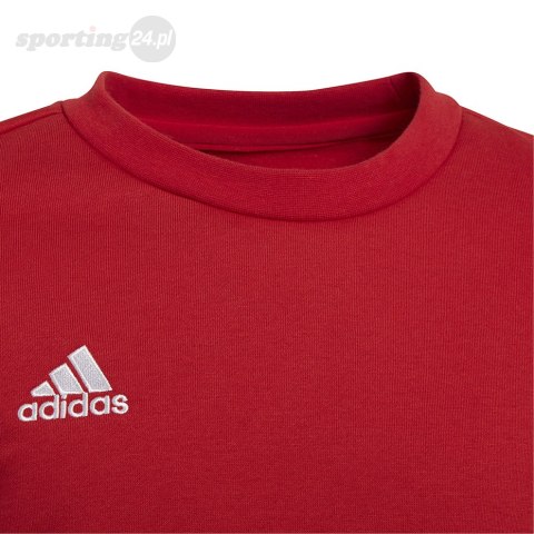 Bluza dla dzieci adidas Entrada 22 Sweat Top czerwona H57473 Adidas teamwear Bluza dla dzieci adidas Entrada 22 Sweat Top czerwona H57473 Adidas teamwear