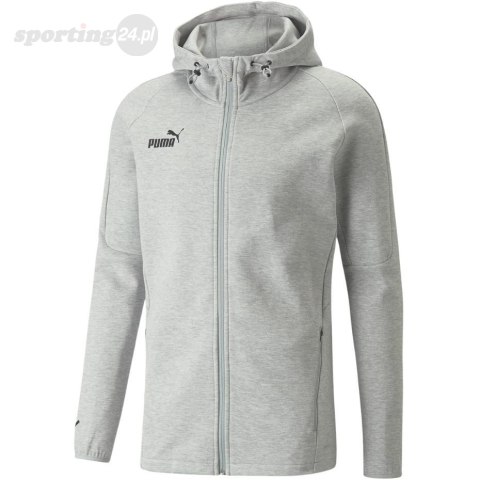Bluza męska Puma teamFINAL Casuals Hooded Jkt szara 657383 33 Puma Bluza męska Puma teamFINAL Casuals Hooded Jkt szara 657383 33 Puma