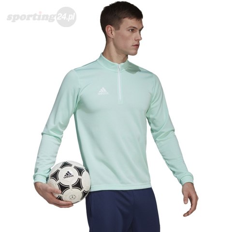 Bluza męska adidas Entrada 22 Training Top miętowa HC5050 Adidas teamwear Bluza męska adidas Entrada 22 Training Top miętowa HC5050 Adidas teamwear