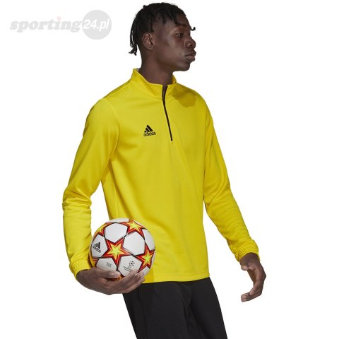 Bluza męska adidas Entrada 22 Training Top żółta HI2128 Adidas teamwear Bluza męska adidas Entrada 22 Training Top żółta HI2128 Adidas teamwear