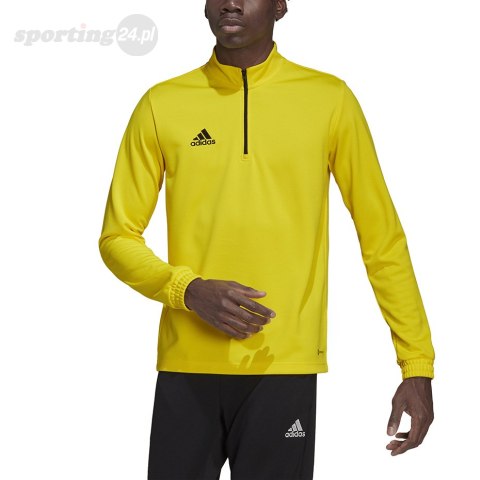 Bluza męska adidas Entrada 22 Training Top żółta HI2128 Adidas teamwear Bluza męska adidas Entrada 22 Training Top żółta HI2128 Adidas teamwear