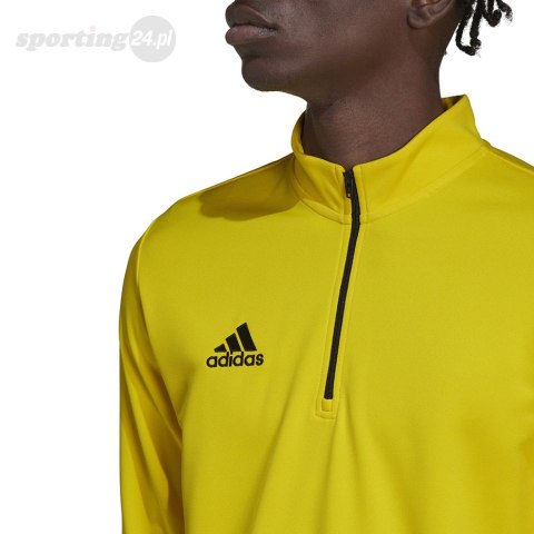 Bluza męska adidas Entrada 22 Training Top żółta HI2128 Adidas teamwear Bluza męska adidas Entrada 22 Training Top żółta HI2128 Adidas teamwear
