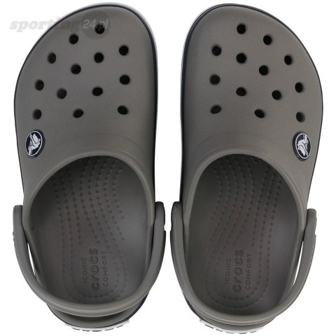 Chodaki dla dzieci Crocs Kids Toddler Crocband Clog szare 207005 05H Crocs Chodaki dla dzieci Crocs Kids Toddler Crocband Clog szare 207005 05H Crocs