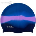 Czepek pływacki silikonowy Crowell Multi Flame niebiesko-fioletowy kol.21 Crowell Czepek pływacki silikonowy Crowell Multi Flame niebiesko-fioletowy kol.21 Crowell