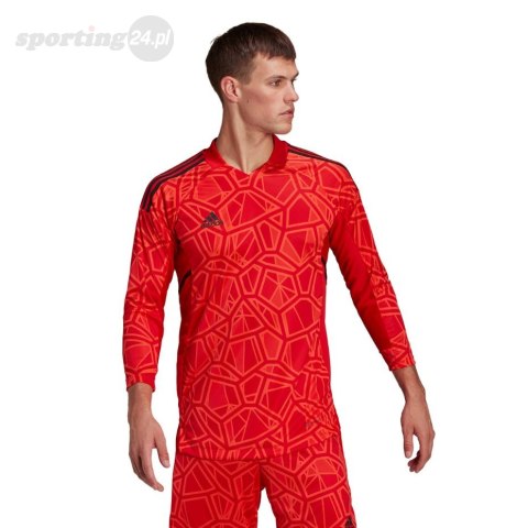 Koszulka bramkarska męska adidas Condivo 22 Long Sleeve czerwona H21237 Adidas teamwear Koszulka bramkarska męska adidas Condivo 22 Long Sleeve czerwona H21237 Adidas teamwear