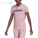 Koszulka damska adidas Loungwear Essentials Slim Logo Tee różowa HD1681 Adidas