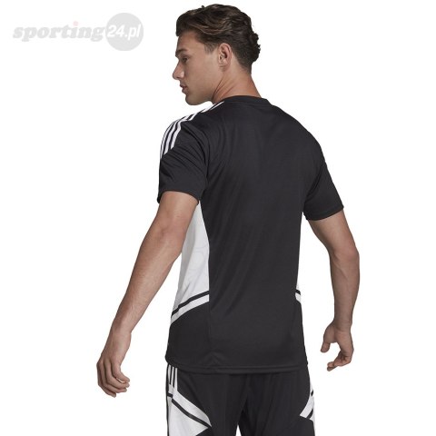 Koszulka męska adidas Condivo 22 Jersey czarna H21254 Adidas teamwear Koszulka męska adidas Condivo 22 Jersey czarna H21254 Adidas teamwear
