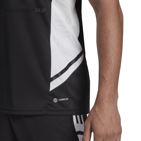 Koszulka męska adidas Condivo 22 Jersey czarna H21254 Adidas teamwear Koszulka męska adidas Condivo 22 Jersey czarna H21254 Adidas teamwear