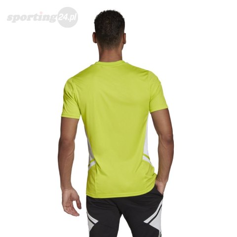 Koszulka męska adidas Condivo 22 Jersey limonkowa HE3058 Adidas teamwear Koszulka męska adidas Condivo 22 Jersey limonkowa HE3058 Adidas teamwear
