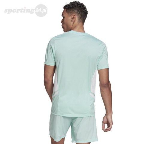 Koszulka męska adidas Condivo 22 Jersey miętowa HD2271 Adidas teamwear Koszulka męska adidas Condivo 22 Jersey miętowa HD2271 Adidas teamwear