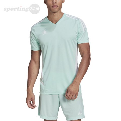 Koszulka męska adidas Condivo 22 Jersey miętowa HD2271 Adidas teamwear Koszulka męska adidas Condivo 22 Jersey miętowa HD2271 Adidas teamwear