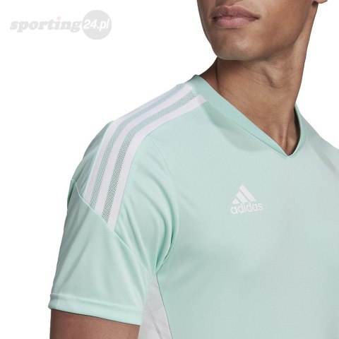 Koszulka męska adidas Condivo 22 Jersey miętowa HD2271 Adidas teamwear Koszulka męska adidas Condivo 22 Jersey miętowa HD2271 Adidas teamwear