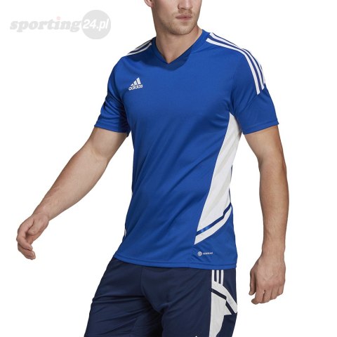 Koszulka męska adidas Condivo 22 Jersey niebieska HA6285 Adidas teamwear Koszulka męska adidas Condivo 22 Jersey niebieska HA6285 Adidas teamwear