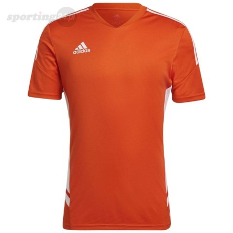 Koszulka męska adidas Condivo 22 Jersey pomarańczowa HE3059 Adidas teamwear Koszulka męska adidas Condivo 22 Jersey pomarańczowa HE3059 Adidas teamwear