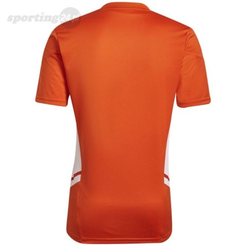 Koszulka męska adidas Condivo 22 Jersey pomarańczowa HE3059 Adidas teamwear Koszulka męska adidas Condivo 22 Jersey pomarańczowa HE3059 Adidas teamwear