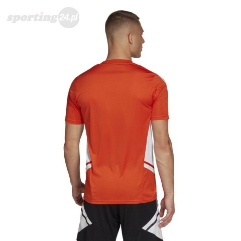 Koszulka męska adidas Condivo 22 Jersey pomarańczowa HE3059 Adidas teamwear Koszulka męska adidas Condivo 22 Jersey pomarańczowa HE3059 Adidas teamwear