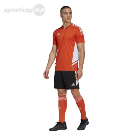 Koszulka męska adidas Condivo 22 Jersey pomarańczowa HE3059 Adidas teamwear Koszulka męska adidas Condivo 22 Jersey pomarańczowa HE3059 Adidas teamwear