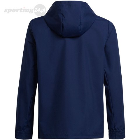 Kurtka dla dzieci adidas Entrada 22 All Weather granatowa H57511 Adidas teamwear Kurtka dla dzieci adidas Entrada 22 All Weather granatowa H57511 Adidas teamwear