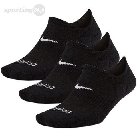Skarpety Nike NK Everyday Plus Cush Footie czarne DH5463 904 Nike Skarpety Nike NK Everyday Plus Cush Footie czarne DH5463 904 Nike